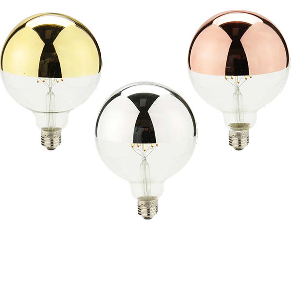 Lampada a LED globo con cupola colorata - E27 - FAI SRL