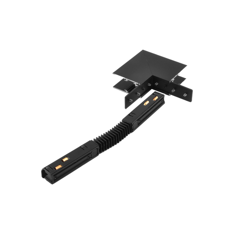Connessione a L per binario a plafone 48Vdc per sistema DALI e On-Off - luce esterna