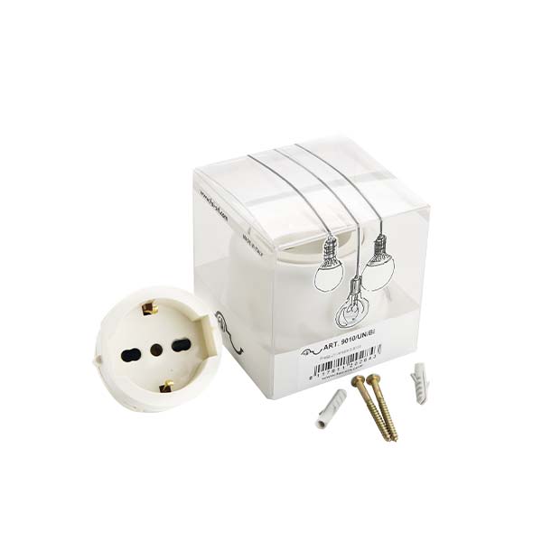 Interruttore Rotativo Retro In Porcellana QR1, Nero, 250V 10A Con Viti Extra In Oro E Cromo