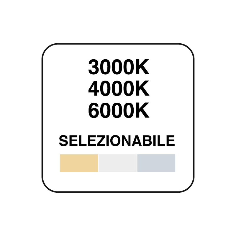 Proiettore a LED 3CCT Dual Power zoomabile DALI 28/40W - immagine 4